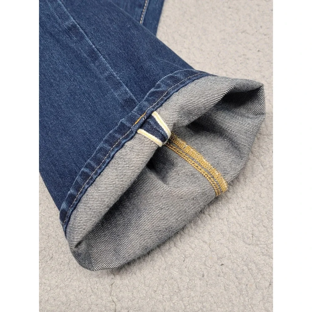 SPURR Jeans Mens 31 (Fits‎ 28x29) Blue Denim Straight Button Fly Selvedge USA